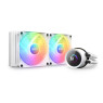 NZXT Kraken 240 RGB - 240mm AIO CPU Liquid Cooler - Customizable 1.54"" Square LCD Display for Images, Performance Metrics - High-Performance Pump - 2 x F120 RGB Core Fans - White